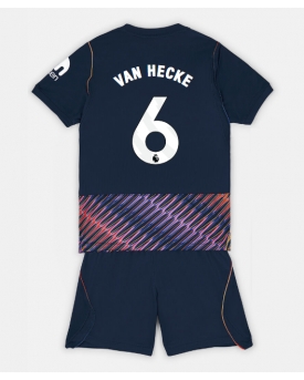 Tottenham Hotspur Jan Paul van Hecke #6 Maglia Gara Trasferta Repliche 2026-27 Bambino Maniche Corte Tottenham Hotspur Jan Paul van Hecke #6 Maglia Gara Trasferta Repliche 2026-27 Bambino Maniche Corte